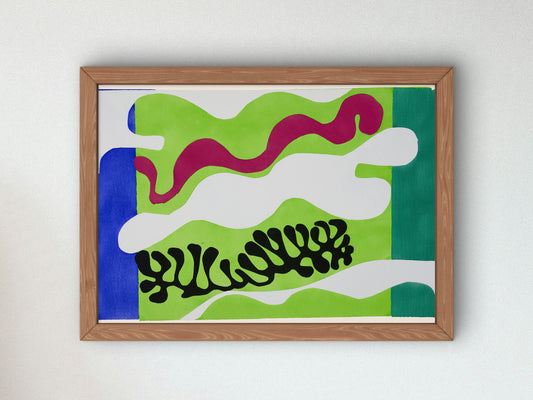 The Lagoon by Henri Matisse 1947, Wall Art Print, Fine Art Reproduction, Museum Quality Decor, Poster