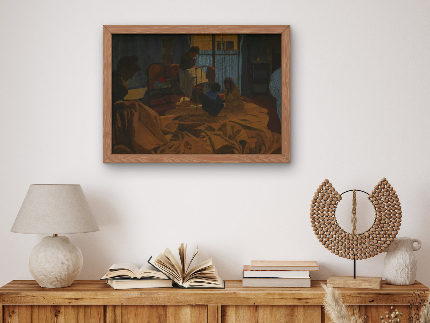 The Laundress, Blue Room by Félix Vallotton 1900, Wall Art Print, Fine Art Reproduction, Museum Quality Decor, Poster