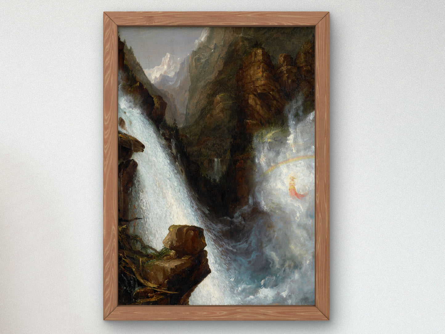 Scene from Byron's Manfred by Thomas Cole 1833, Wall Art Print, Fine Art Reproduction, Museum Quality Decor, Poster