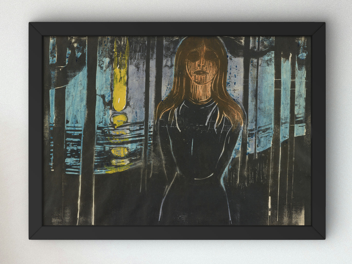 The Voice by Edvard Munch 1896, Wall Art Print, Fine Art Reproduction, Museum Quality Decor, Poster