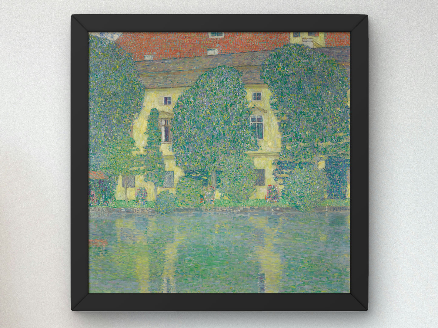 Schloss Kammer am Attersee III by Gustav Klimt 1909, Wall Art Print, Fine Art Reproduction, Museum Quality Decor, Poster