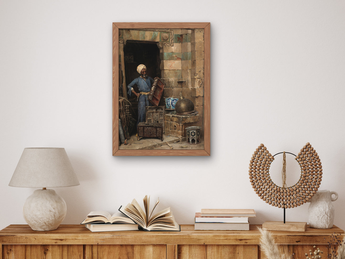The Woodworker by Ludwig Deutsch 1884, Wall Art Print, Fine Art Reproduction, Museum Quality Decor, Poster