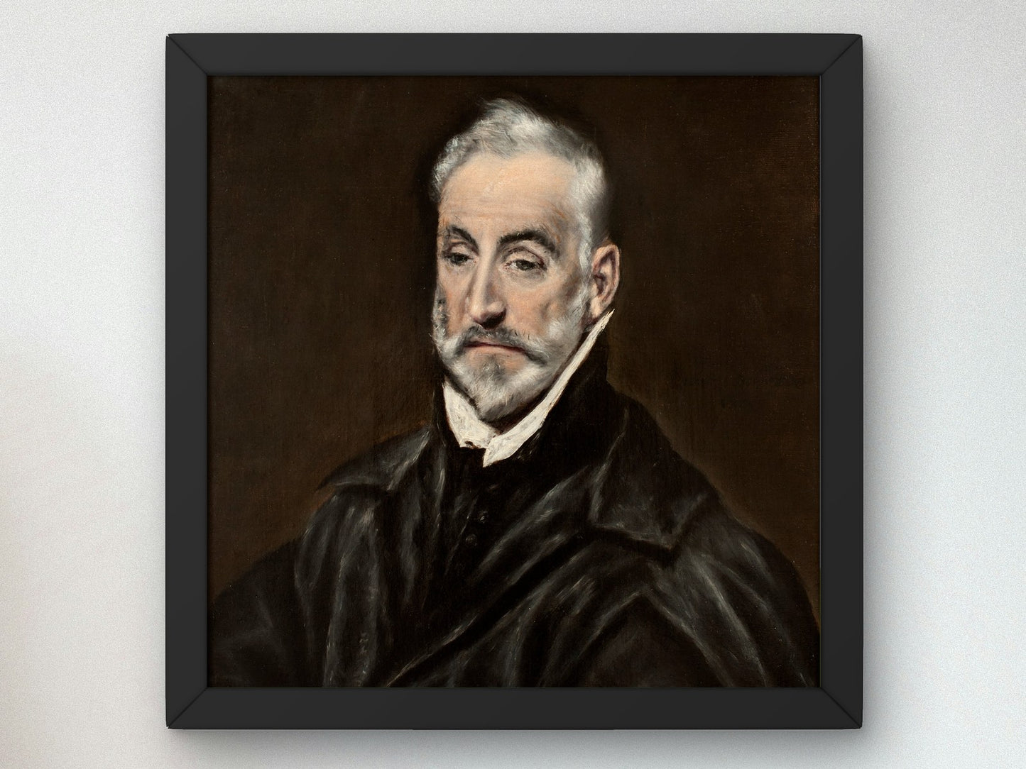 Portrait of Antonio de Covarrubias by El Greco 1600, Wall Art Print, Fine Art Reproduction, Museum Quality Decor, Poster