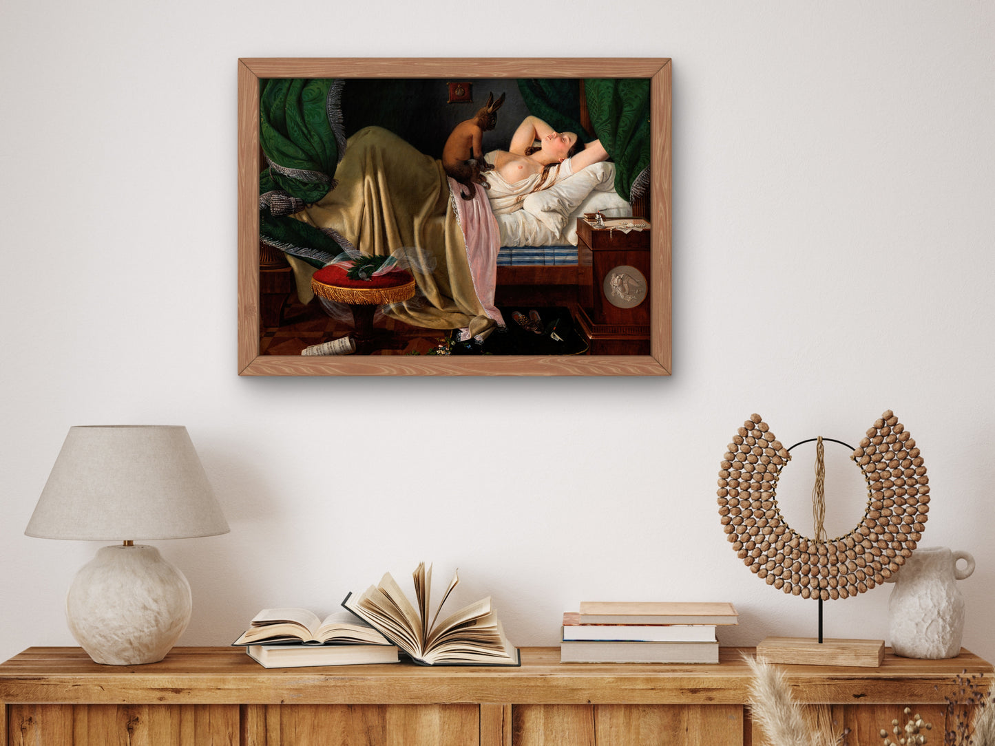 Nightmare by Ditlev Blunck 1846, Wall Art Print, Fine Art Reproduction, Museum Quality Decor, Poster