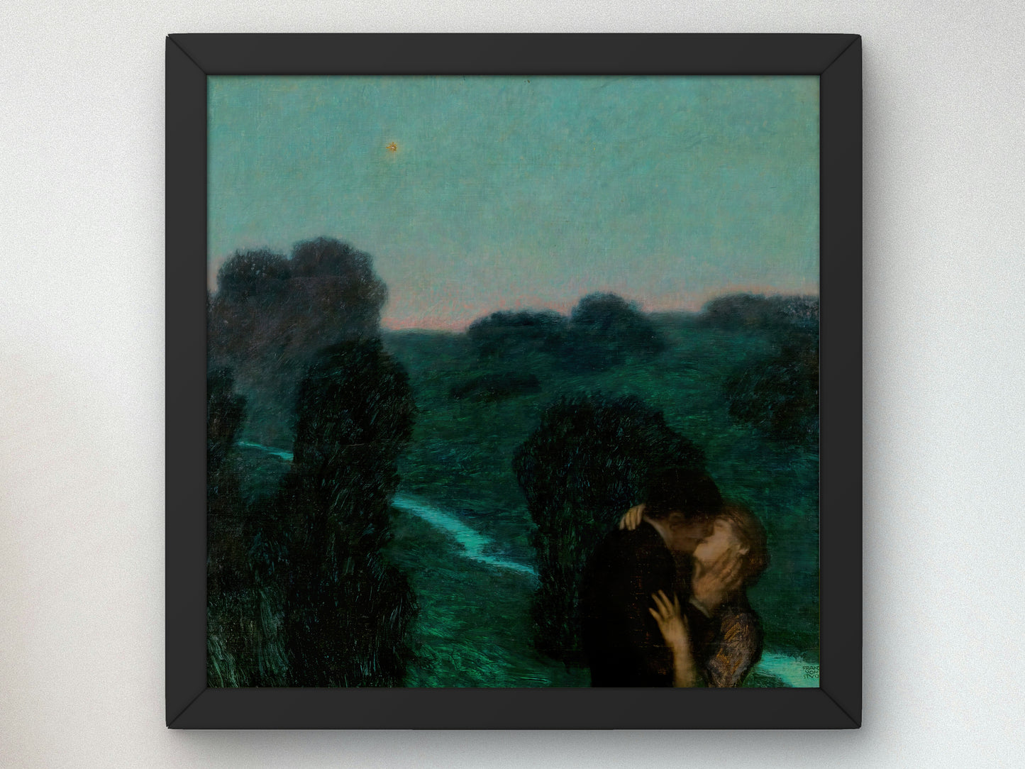 The Evening Star by Franz von Stuck 1899, Wall Art Print, Fine Art Reproduction, Museum Quality Decor, Poster