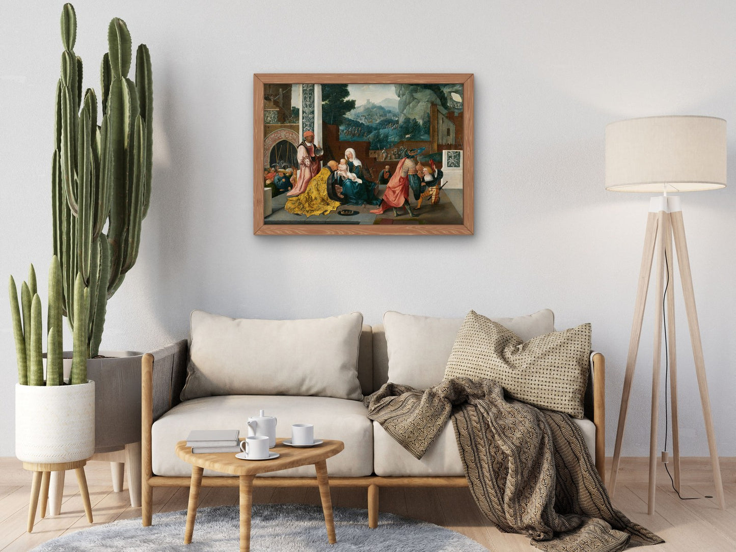 Adoration of the Magi by Jan van Scorel 1519, Wall Art Print, Fine Art Reproduction, Museum Quality Decor, Poster