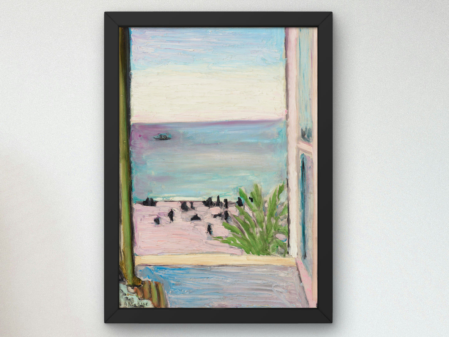 The Open Window by Henri Matisse 1918, Wall Art Print, Fine Art Reproduction, Museum Quality Decor, Poster