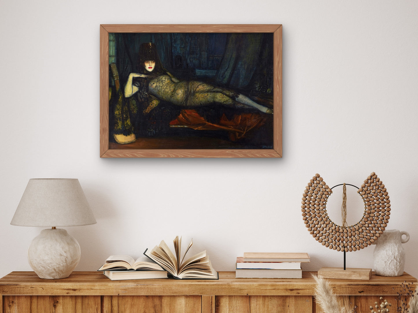 Maja Maldita by Federico Beltrán Masses 1918, Wall Art Print, Fine Art Reproduction, Museum Quality Decor, Poster