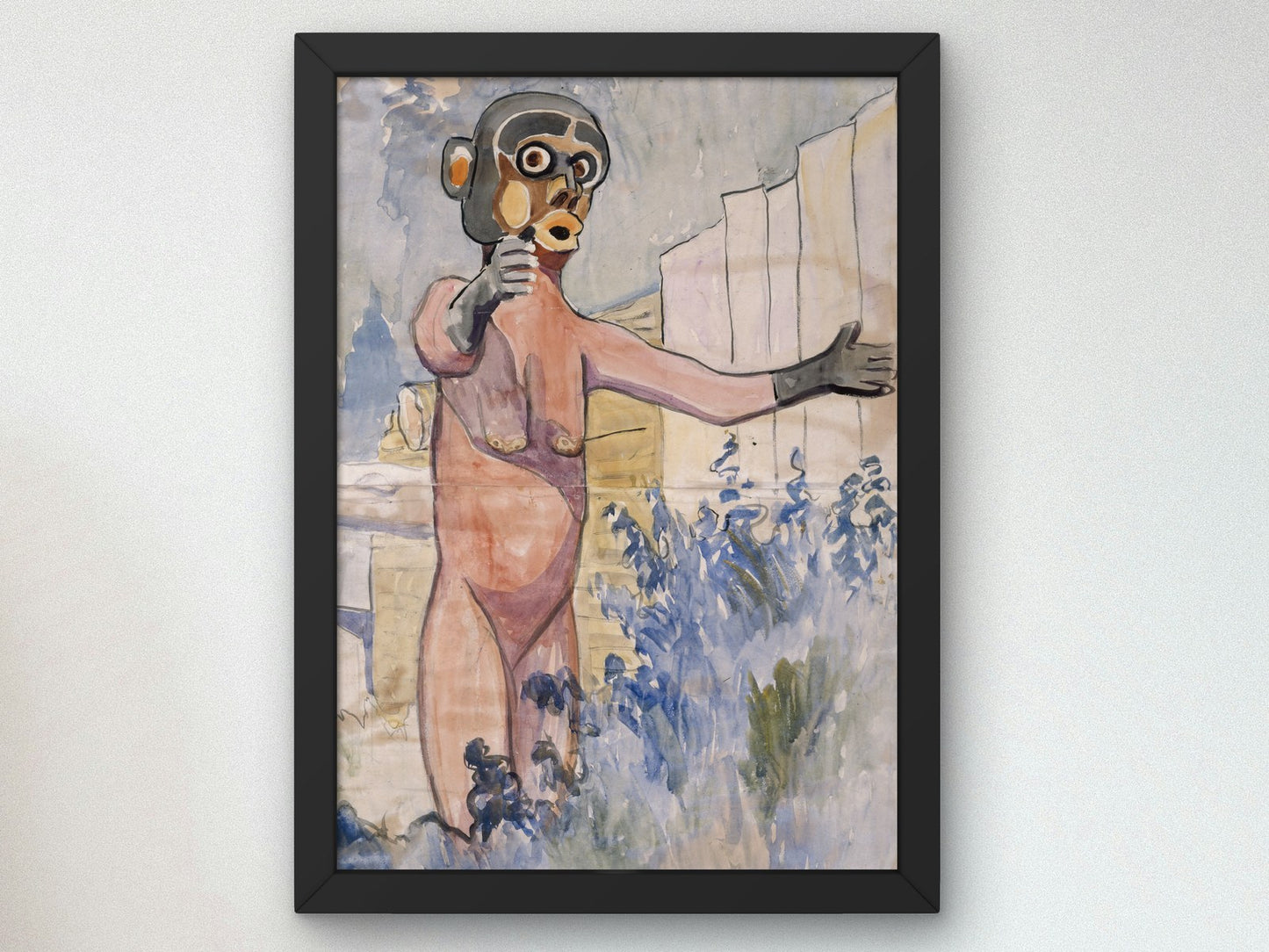 D'Sonoqua by Emily Carr 1912, Wall Art Print, Fine Art Reproduction, Museum Quality Decor, Poster