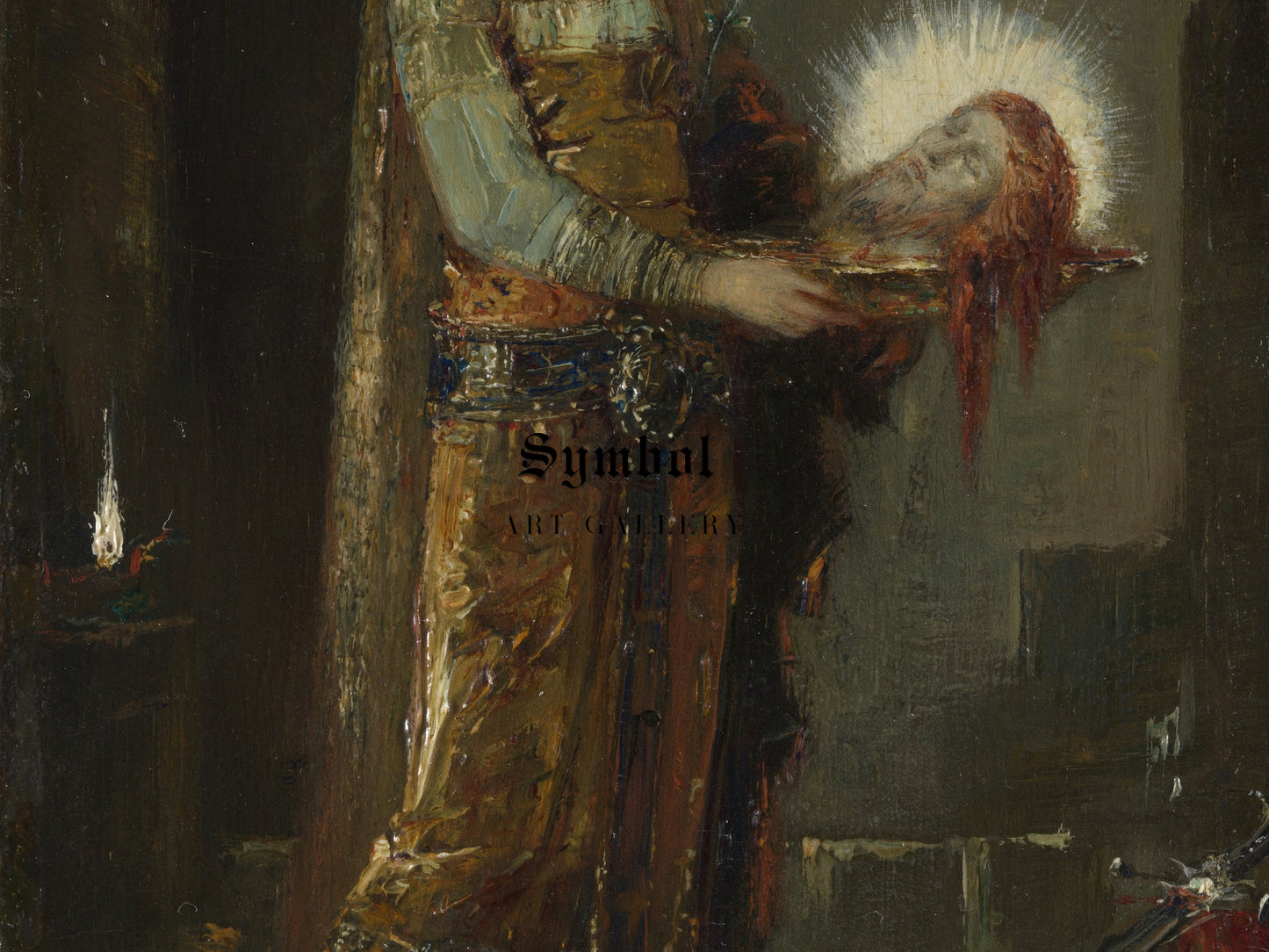 Salome with the Head of John the Baptist by Gustave Moreau 1876, Wall Art Print, Fine Art Reproduction, Museum Quality Decor, Poster