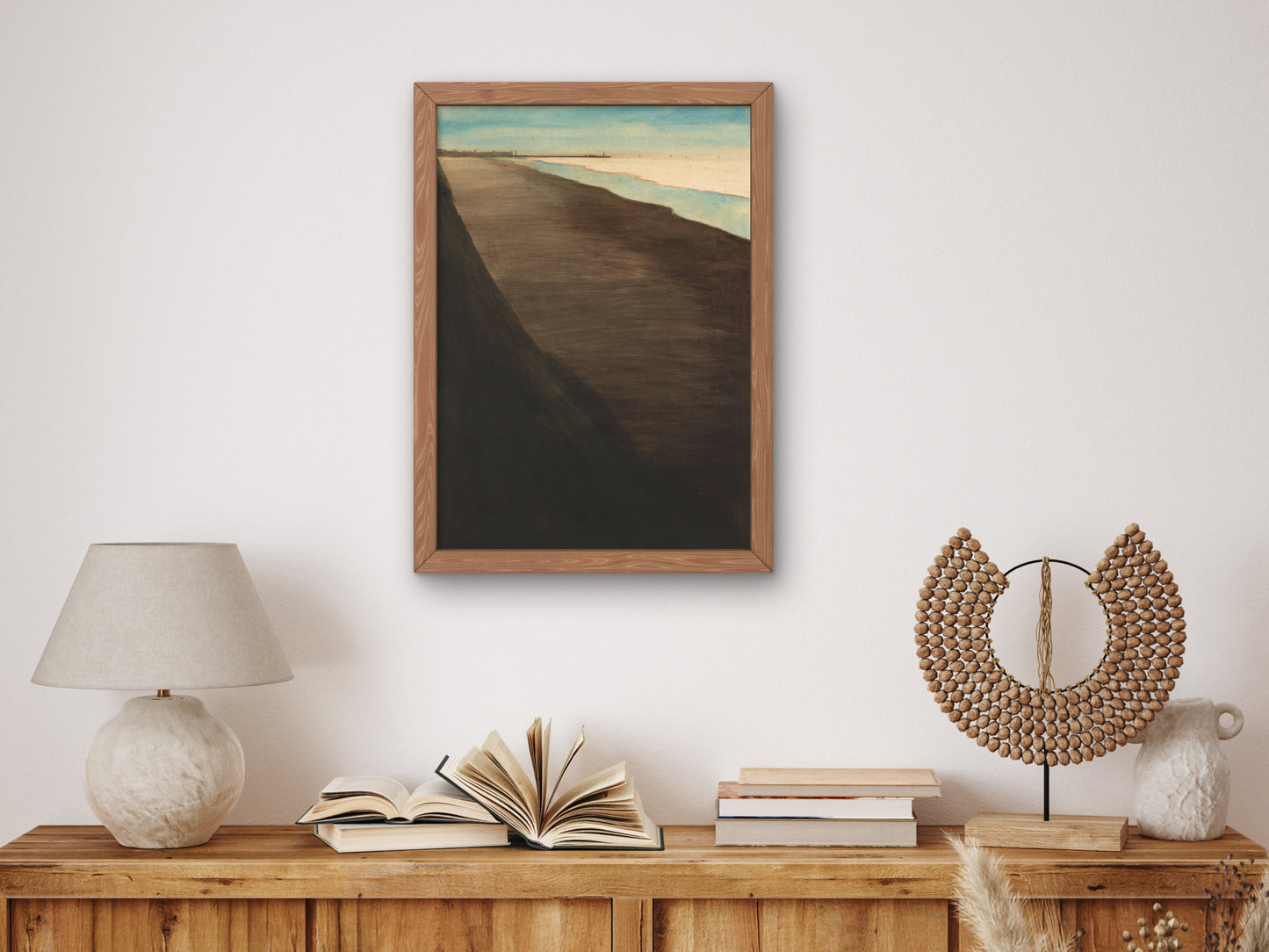 The Beach by Léon Spilliaert 1908, Wall Art Print, Fine Art Reproduction, Museum Quality Decor, Poster
