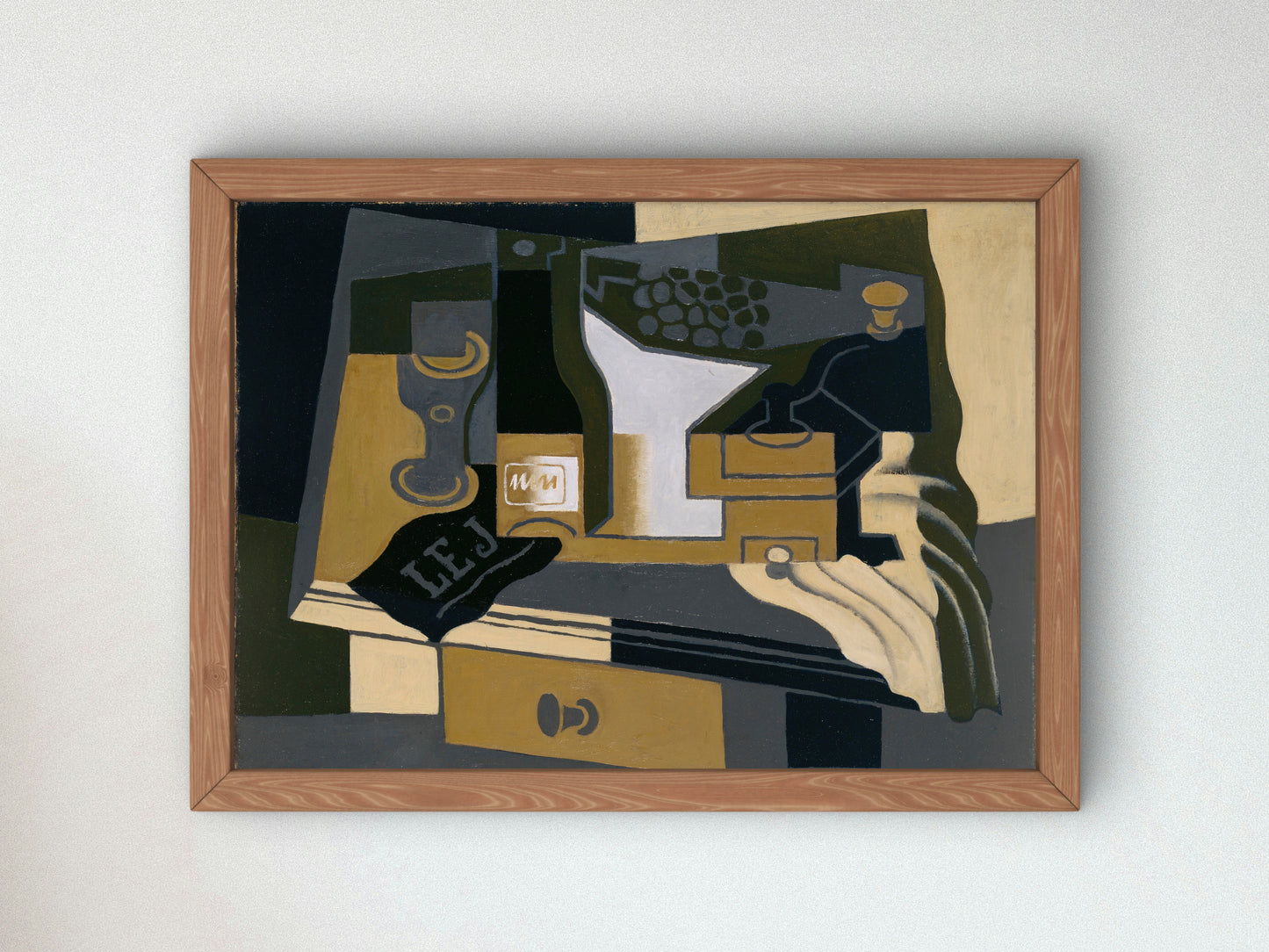 Coffee Grinder by Juan Gris 1920, Wall Art Print, Fine Art Reproduction, Museum Quality Decor, Poster
