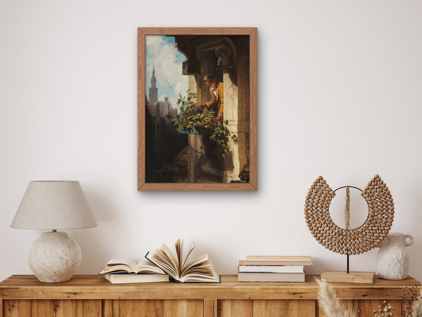 The Garret I by Carl Spitzweg 1848, Wall Art Print, Fine Art Reproduction, Museum Quality Decor, Poster