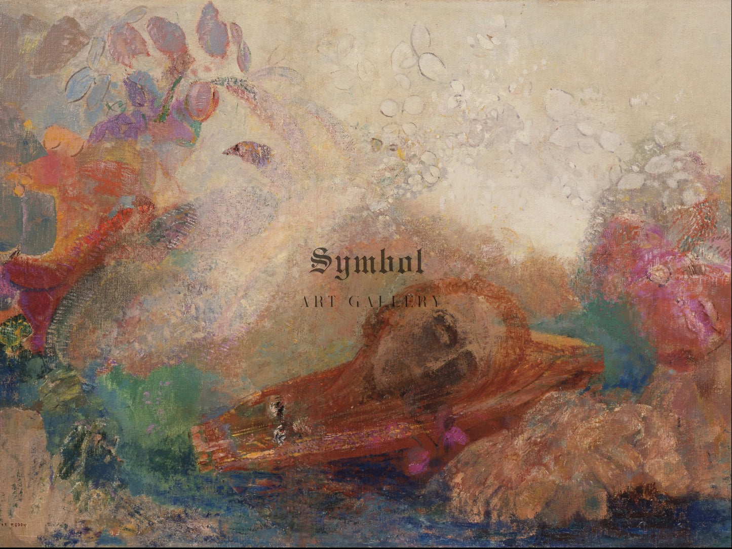 The Death of Orpheus by Odilon Redon 1905, Wall Art Print, Fine Art Reproduction, Museum Quality Decor, Poster