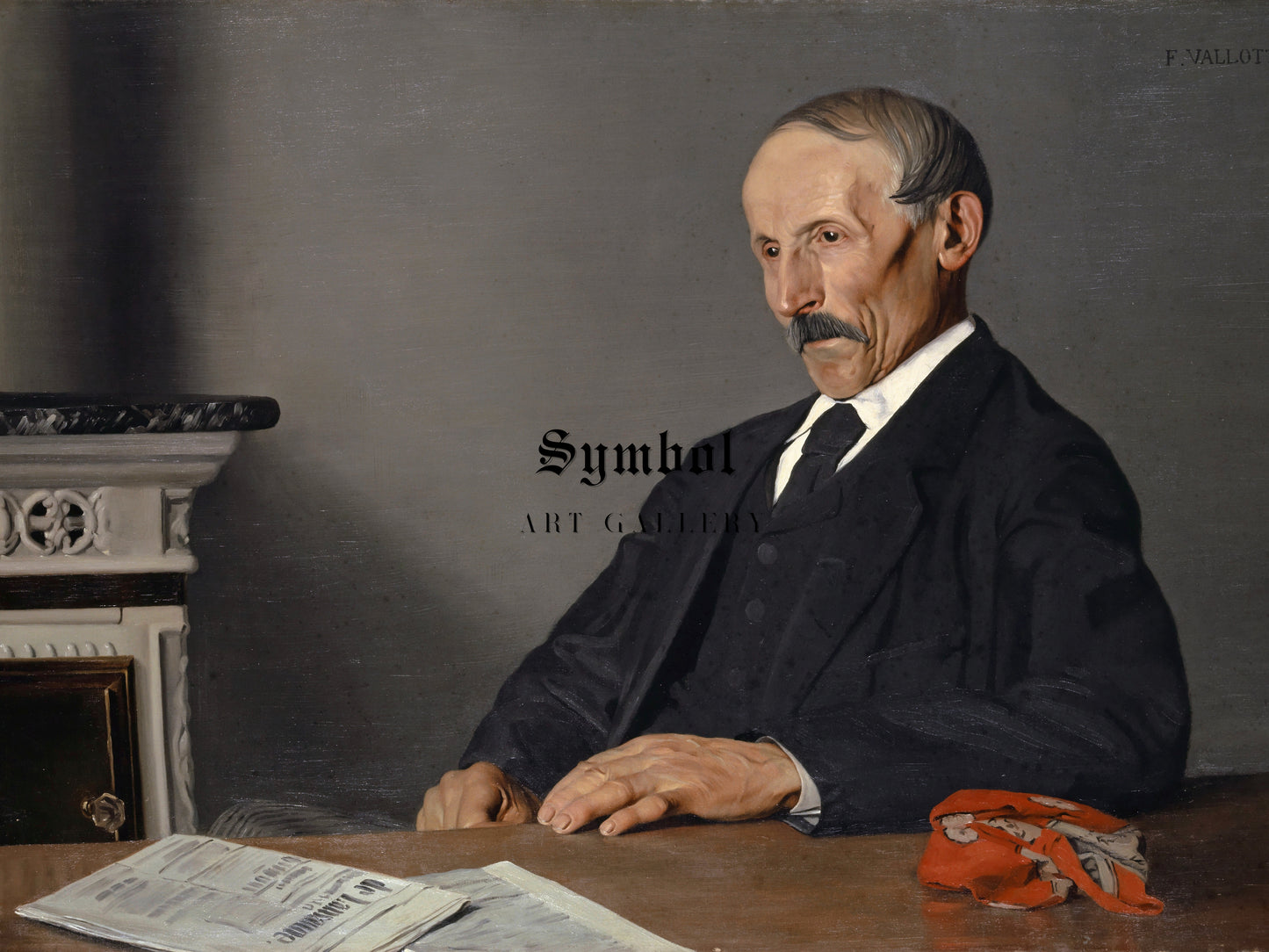The Old Concierge by Félix Vallotton 1893, Wall Art Print, Fine Art Reproduction, Museum Quality Decor, Poster