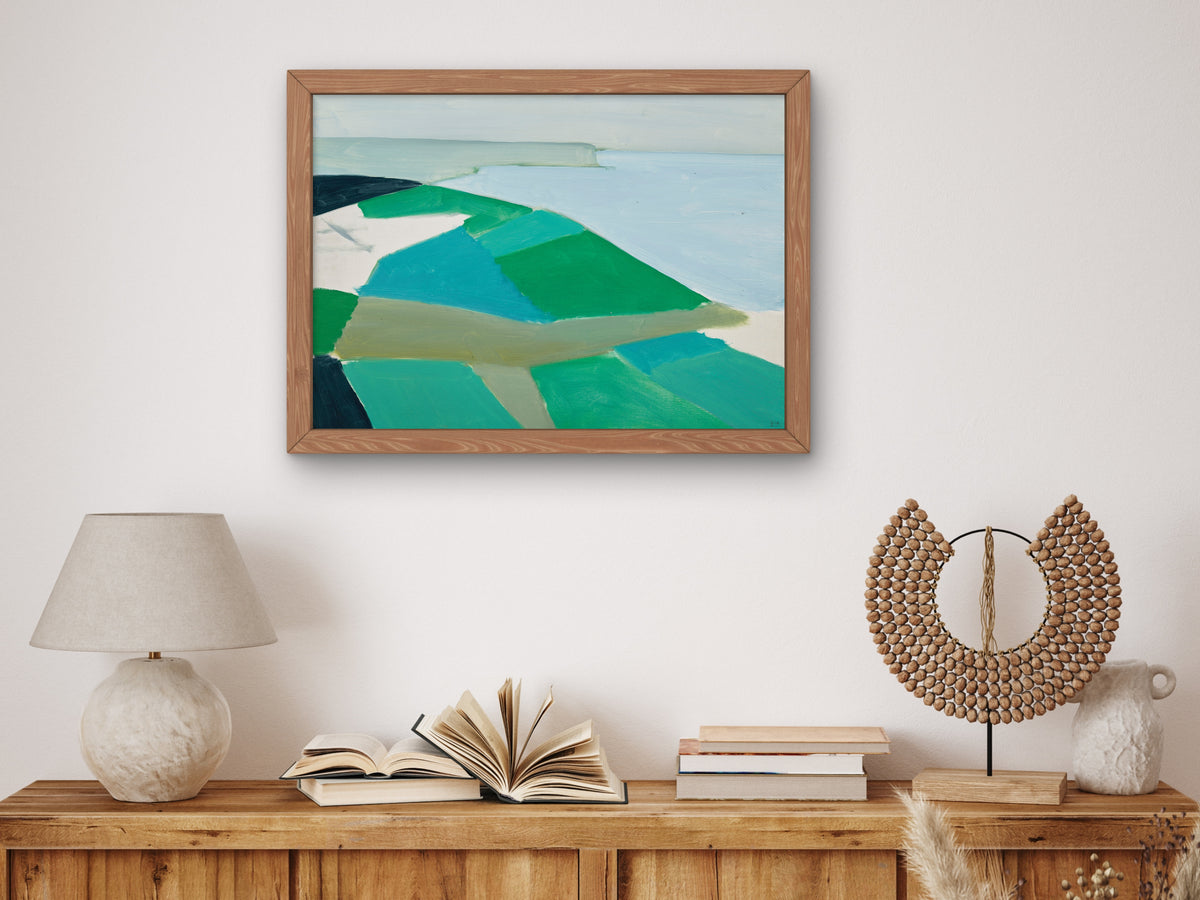 Cap Blanc Nez by Nicolas de Staël 1954, Wall Art Print, Fine Art Reproduction, Museum Quality Decor, Poster