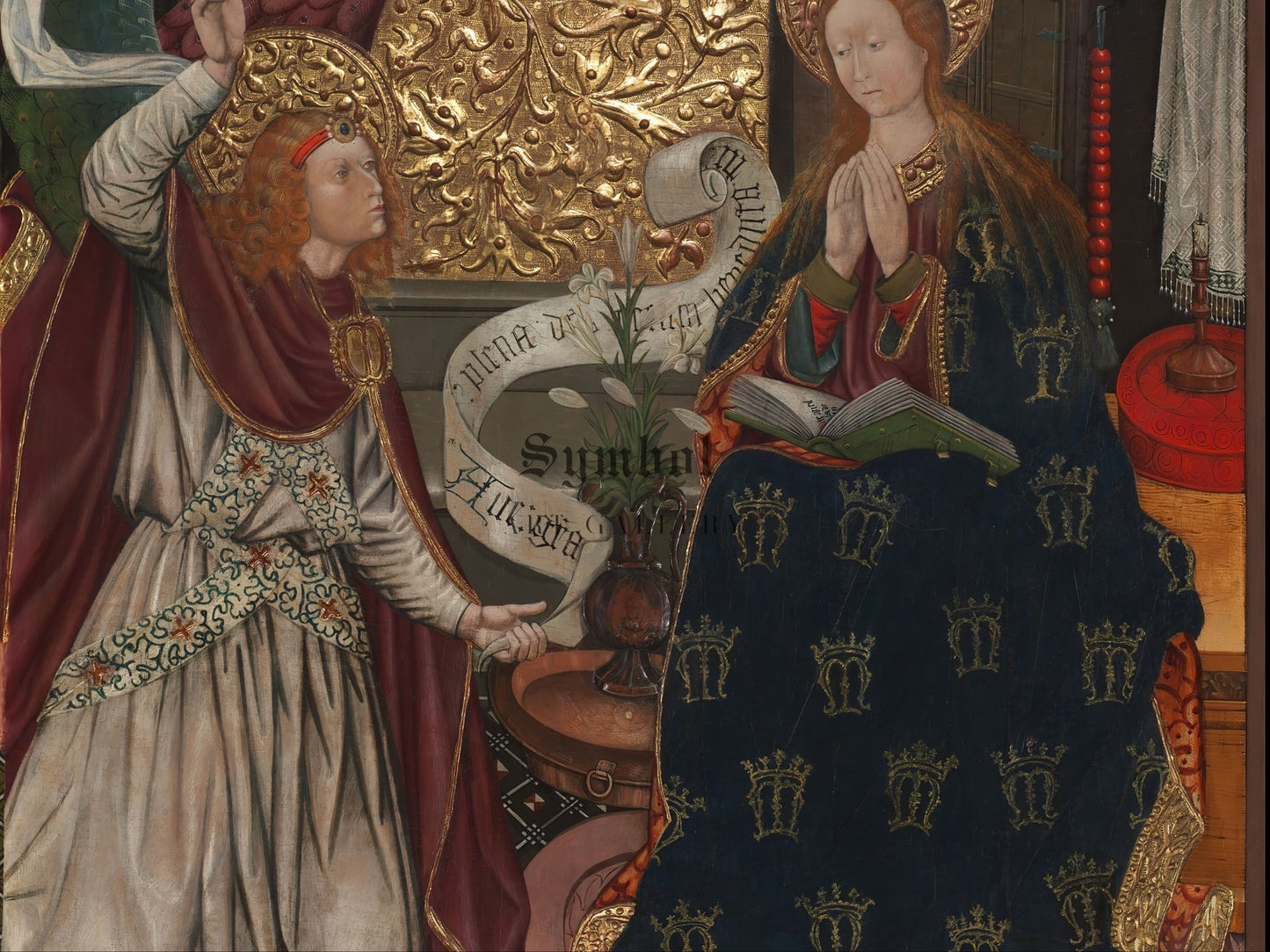 The Annunciation and The Nativity by Jaume Ferrer the Younger 1457, Wall Art Print, Fine Art Reproduction, Museum Quality Decor, Poster