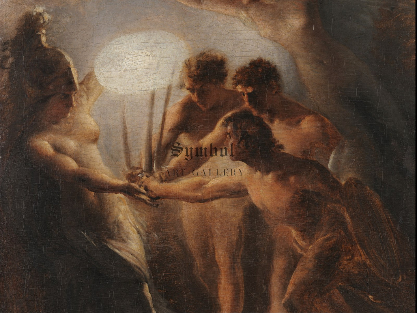 Allegory to the Allegiance between Portugal England and Spain by Domingos Sequeira 1813, Wall Art Print, Fine Art Reproduction