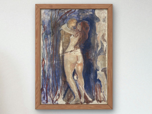 Death and Life by Edvard Munch 1894, Wall Art Print, Fine Art Reproduction, Museum Quality Decor, Poster