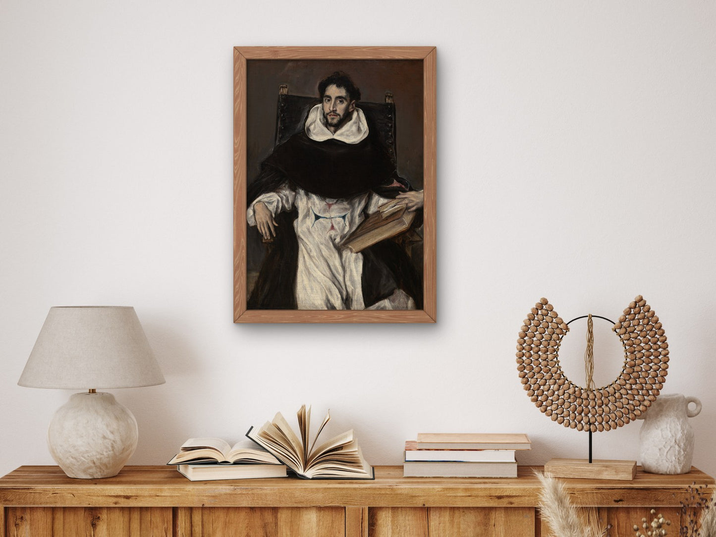 Fray Hortensio Felix Paravicino by El Greco 1609, Wall Art Print, Fine Art Reproduction, Museum Quality Decor, Poster