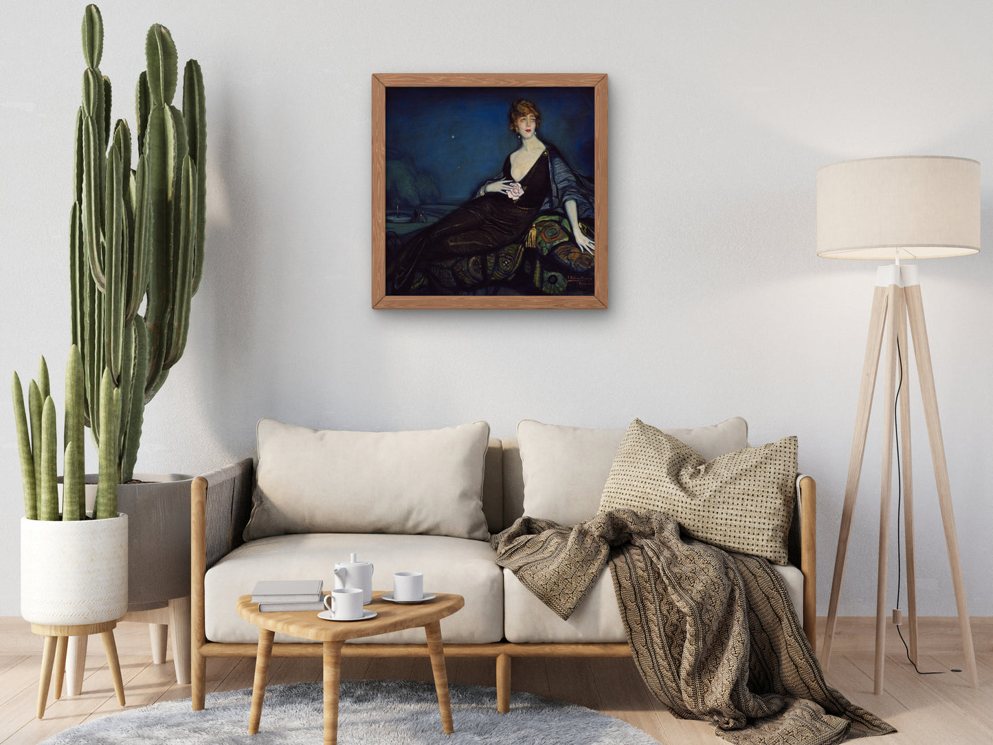 Marquesa de Casa Maury by Federico Beltrán Masses 1924, Wall Art Print, Fine Art Reproduction, Museum Quality Decor, Poster