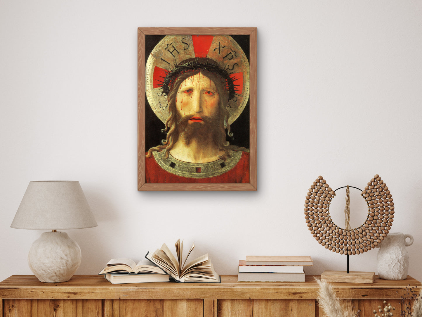 Christ Crowned with Thorns by Fra Angelico 1438, Wall Art Print, Fine Art Reproduction, Museum Quality Decor, Poster