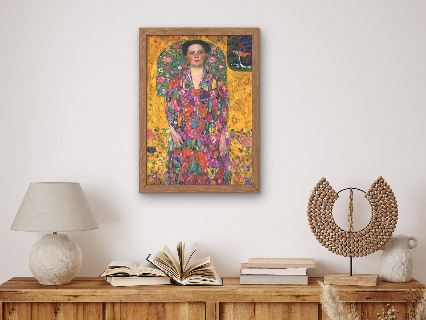 Portrait of Eugenia Primavesi by Gustav Klimt 1913, Wall Art Print, Fine Art Reproduction, Museum Quality Decor, Poster