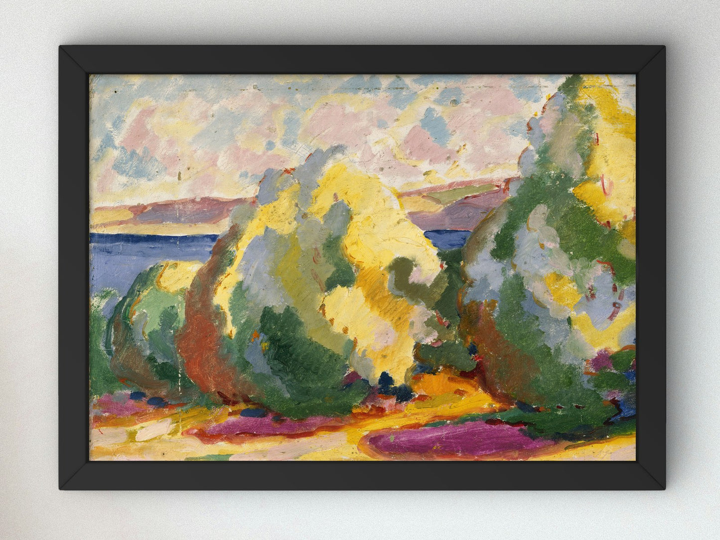 Study in Colour and Form by Emily Carr 1911, Wall Art Print, Fine Art Reproduction, Museum Quality Decor, Poster