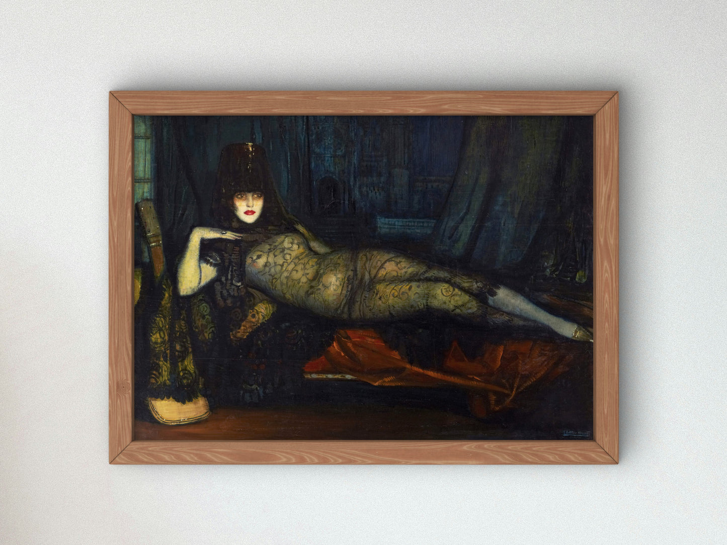 Maja Maldita by Federico Beltrán Masses 1918, Wall Art Print, Fine Art Reproduction, Museum Quality Decor, Poster