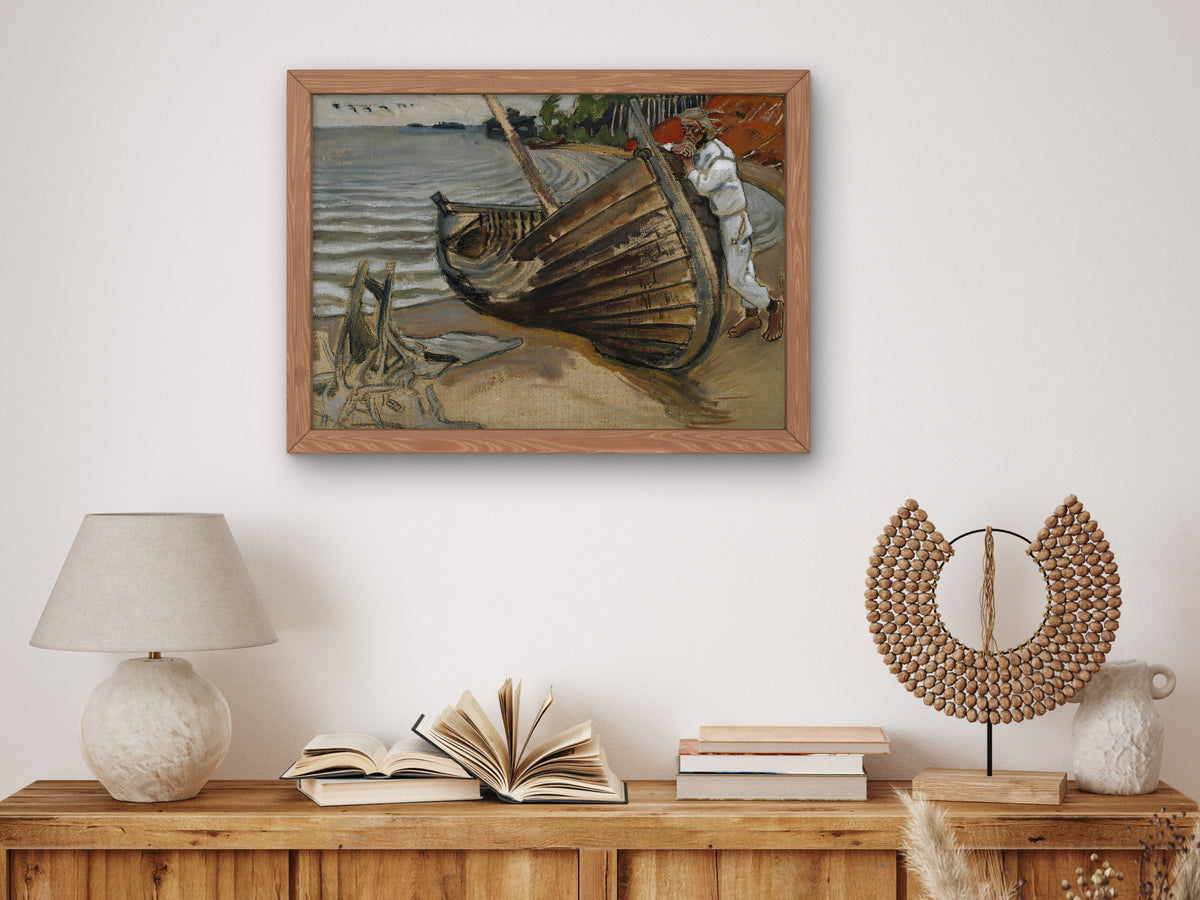 The Lamenting Boat by Akseli Gallen Kallela 1906, Wall Art Print, Fine Art Reproduction, Museum Quality Decor, Poster