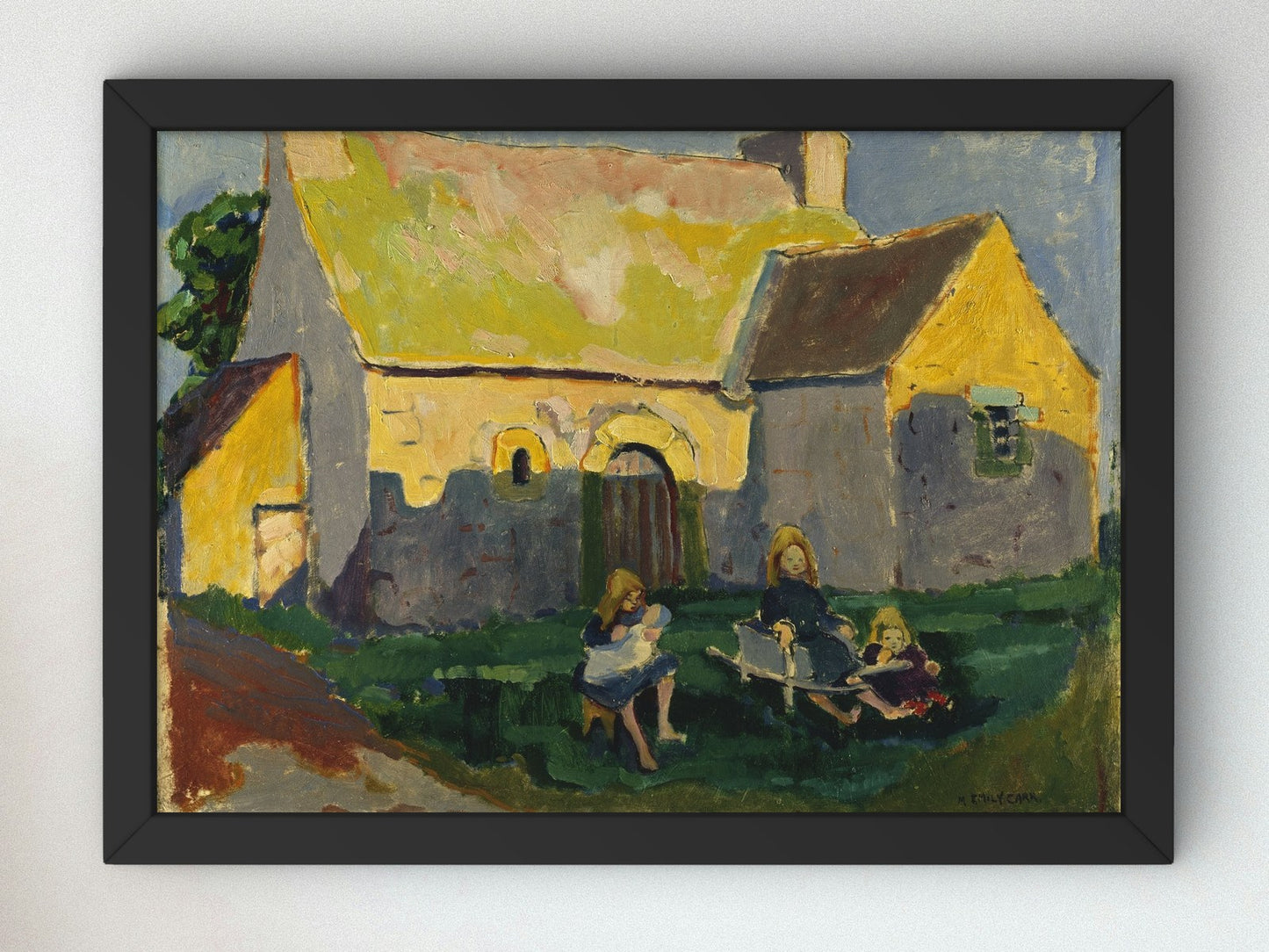 Brittany France by Emily Carr 1911, Wall Art Print, Fine Art Reproduction, Museum Quality Decor, Poster