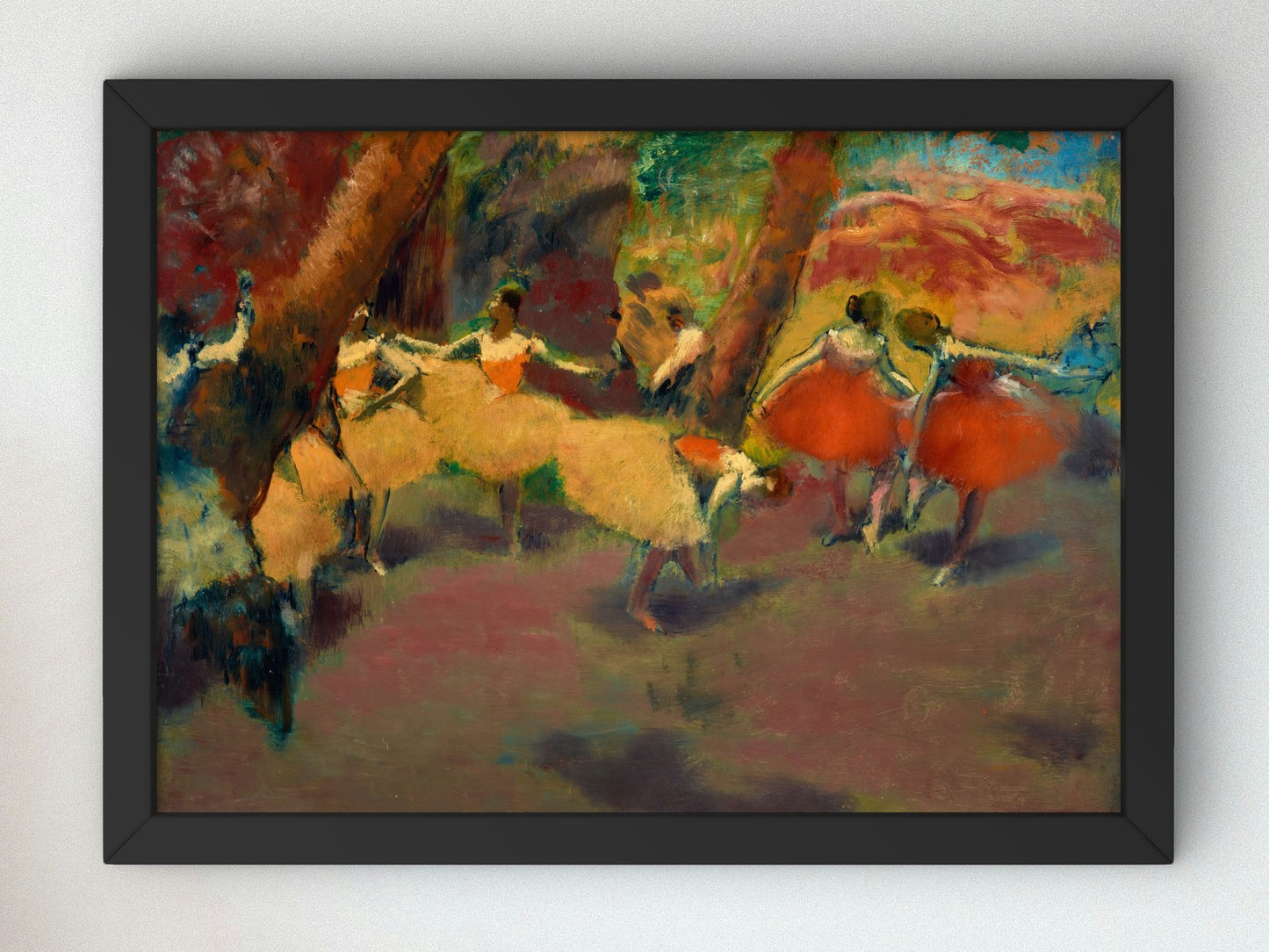 Before the Performance by Edgar Degas 1898, Wall Art Print, Fine Art Reproduction, Museum Quality Decor, Poster