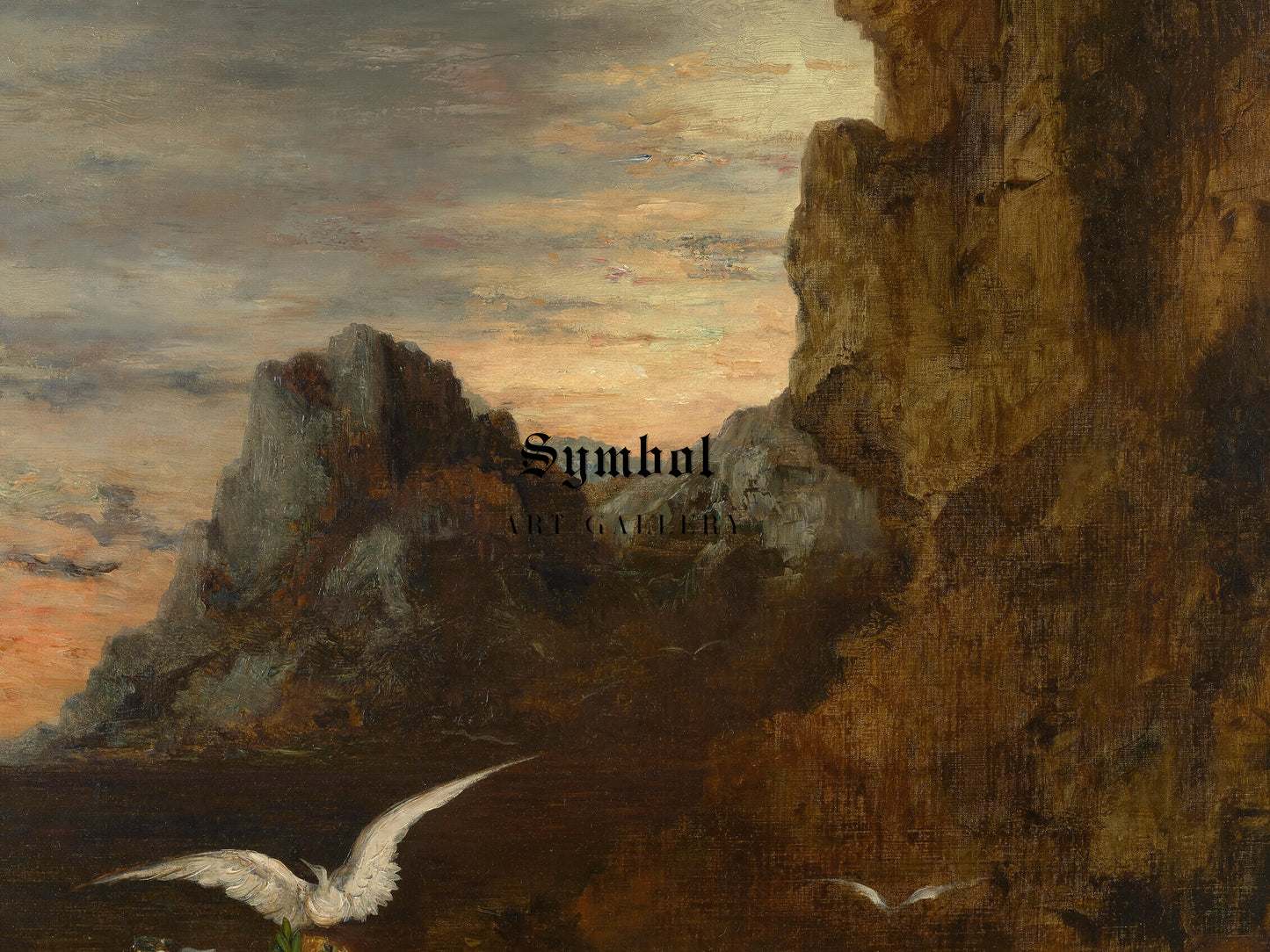The Death of Sappho by Gustave Moreau 1872, Wall Art Print, Fine Art Reproduction, Museum Quality Decor, Poster
