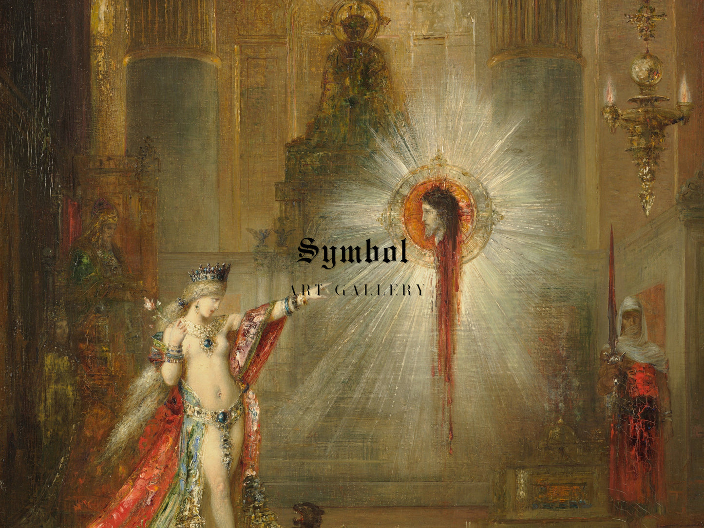 The Apparition by Gustave Moreau 1876, Wall Art Print, Fine Art Reproduction, Museum Quality Decor, Poster