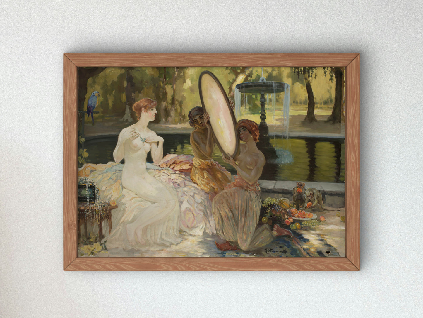 Fairy Tale Jewels by Kazimierz Stabrowski 1923, Wall Art Print, Fine Art Reproduction, Museum Quality Decor, Poster