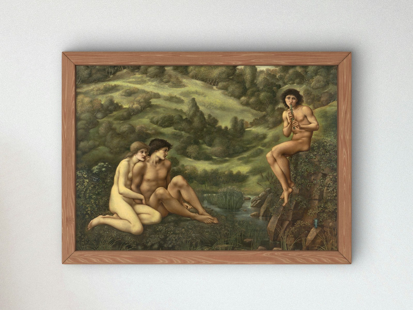 The Garden of Pan by Edward Burne Jones 1886, Wall Art Print, Fine Art Reproduction, Museum Quality Decor, Poster