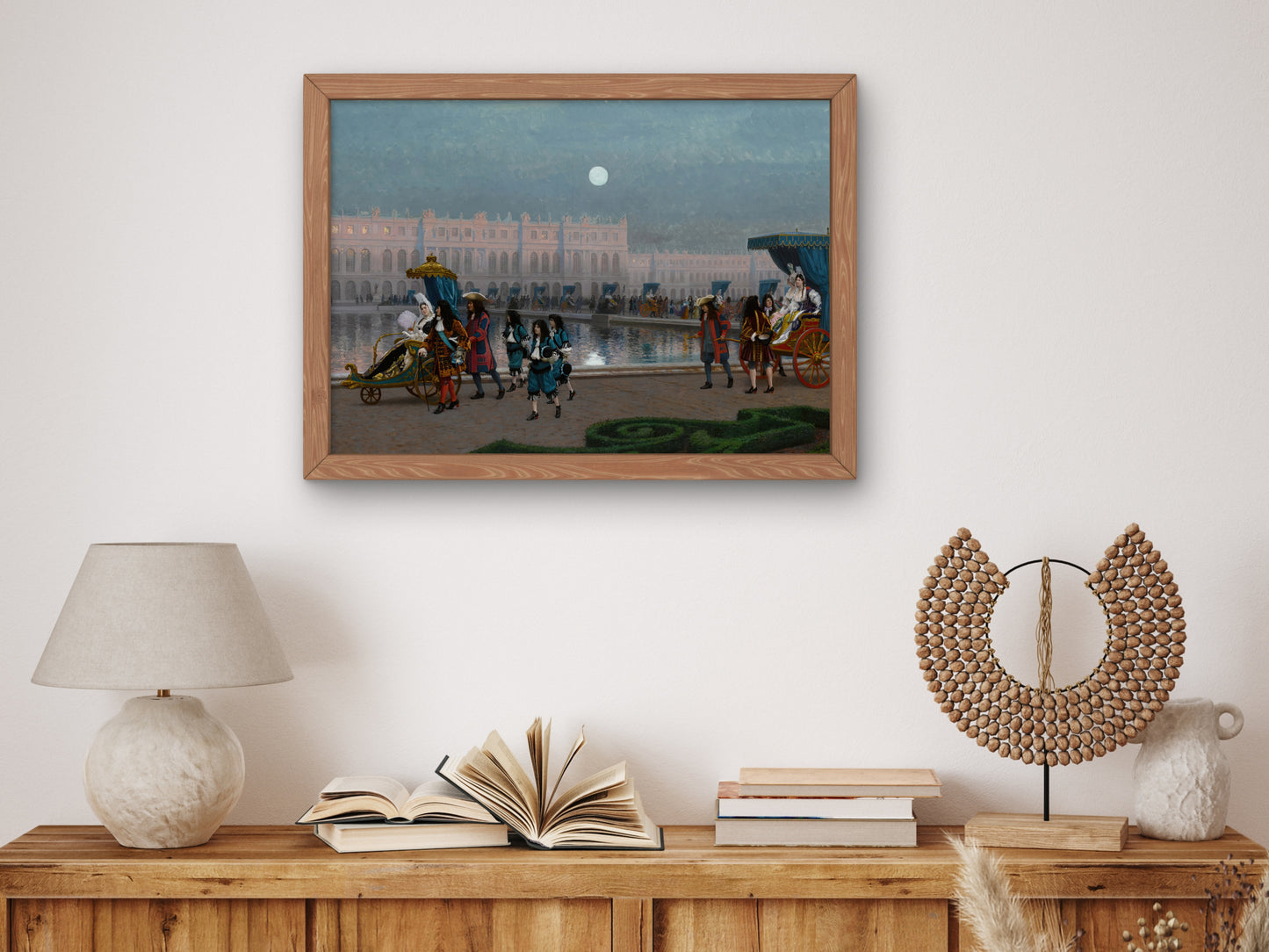 Promenade of the Court in the Gardens of Versailles by Jean Léon Gérôme 1886, Wall Art Print, Fine Art Reproduction, Museum Quality Decor