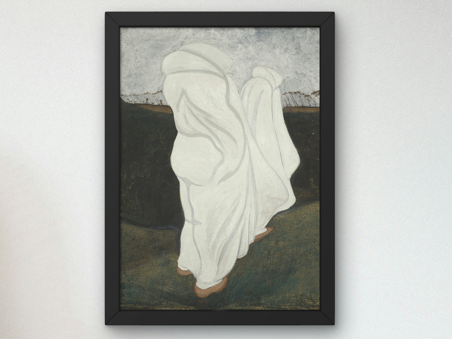 White Robes by Léon Spilliaert 1912, Wall Art Print, Fine Art Reproduction, Museum Quality Decor, Poster
