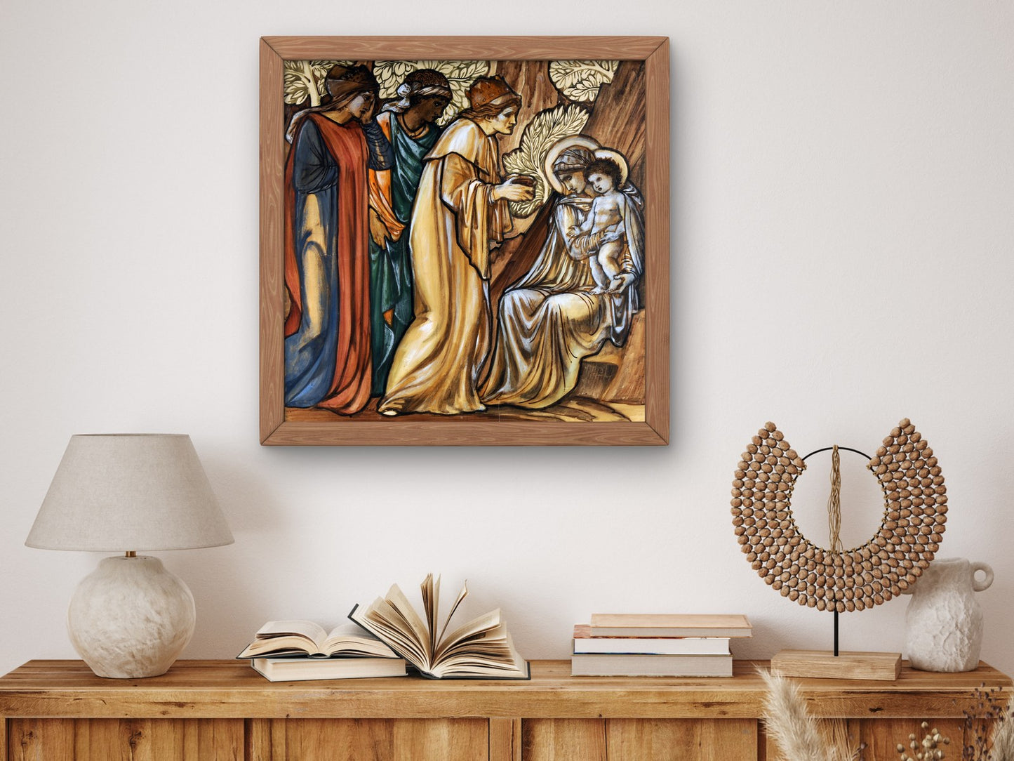 Design for Adoration of the Magi by Edward Burne Jones 1872, Wall Art Print, Fine Art Reproduction, Museum Quality Decor, Poster