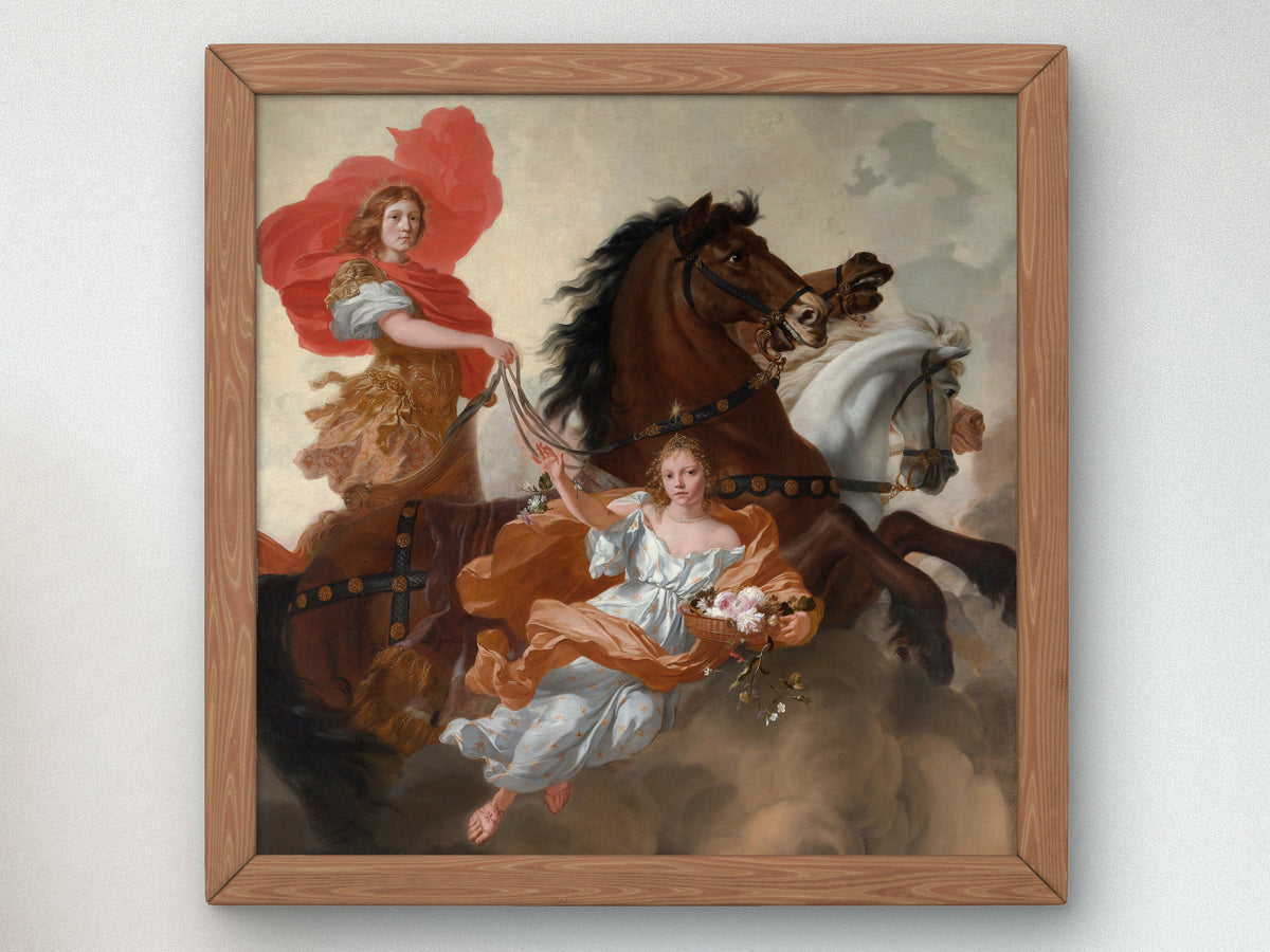 Apollo and Aurora by Gerard de Lairesse 1671, Wall Art Print, Fine Art Reproduction, Museum Quality Decor, Poster