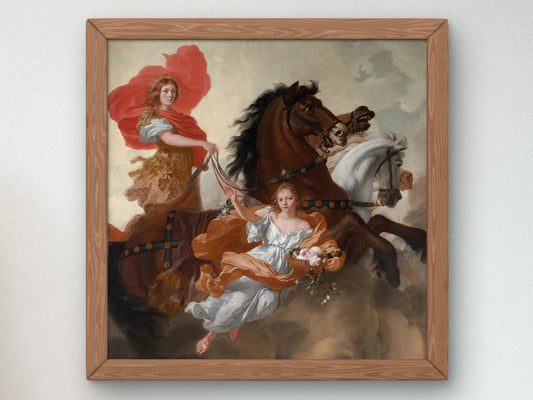 Apollo and Aurora by Gerard de Lairesse 1671, Wall Art Print, Fine Art Reproduction, Museum Quality Decor, Poster