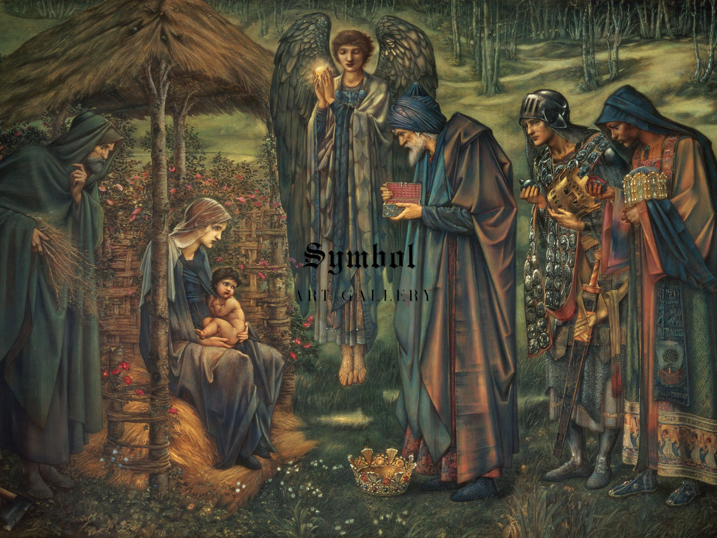 The Star of Bethlehem by Edward Coley Burne Jones 1887, Wall Art Print, Fine Art Reproduction, Museum Quality Decor, Poster