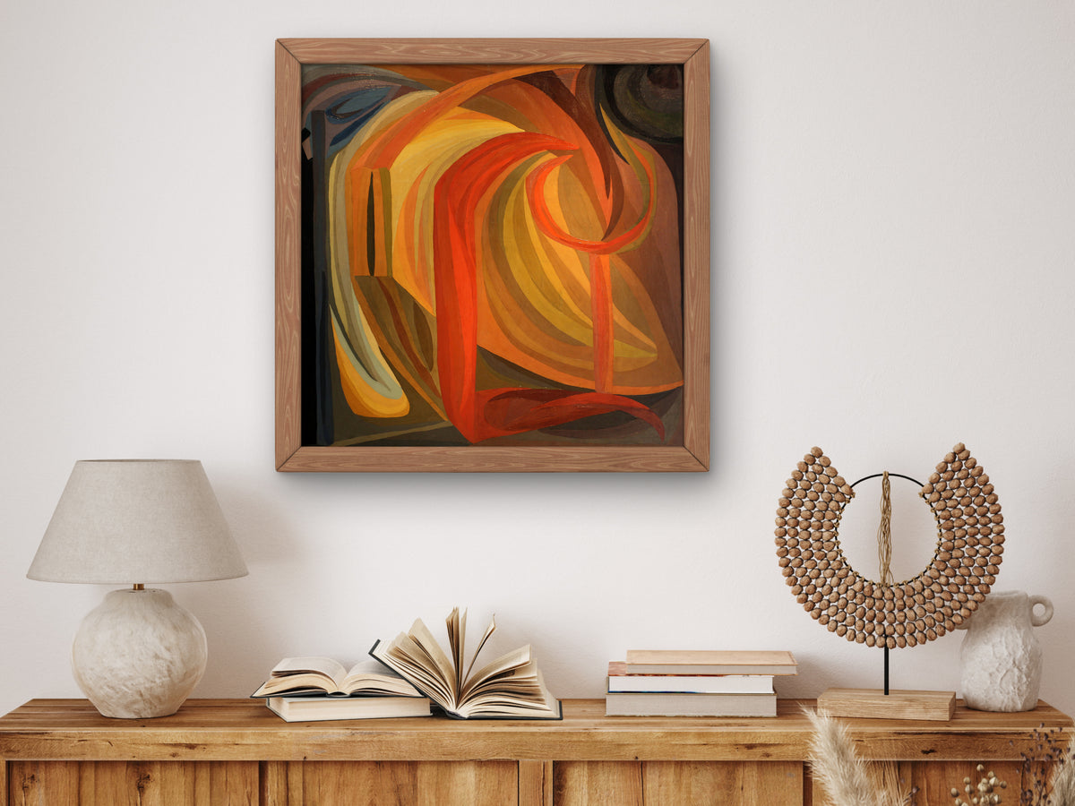 Composition by Otto Freundlich 1911, Wall Art Print, Fine Art Reproduction, Museum Quality Decor, Poster