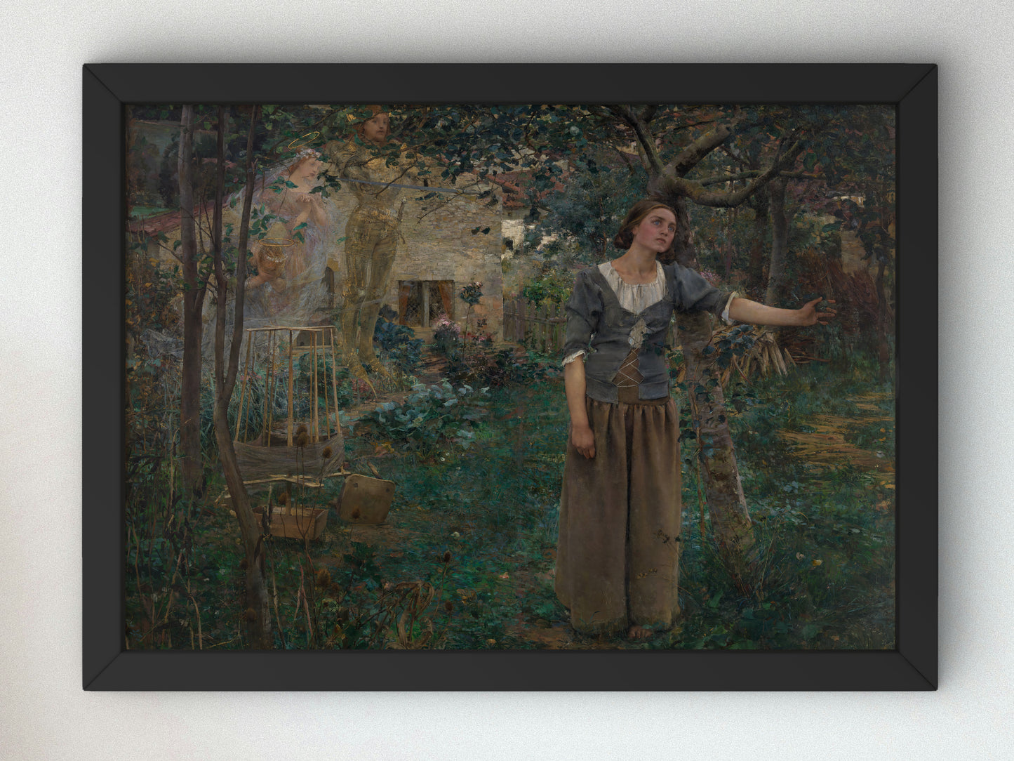 Joan of Arc by Jules Bastien Lepage 1879, Wall Art Print, Fine Art Reproduction, Museum Quality Decor, Poster