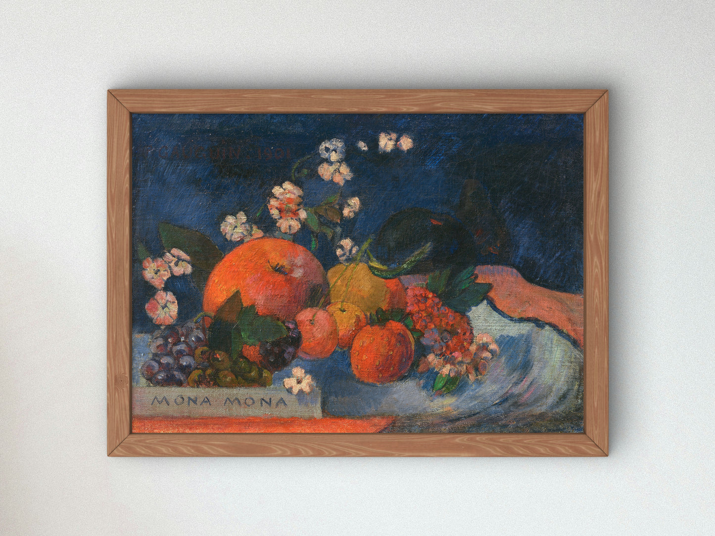 Mona Mona by Paul Gauguin 1901, Wall Art Print, Fine Art Reproduction, Museum Quality Decor, Poster