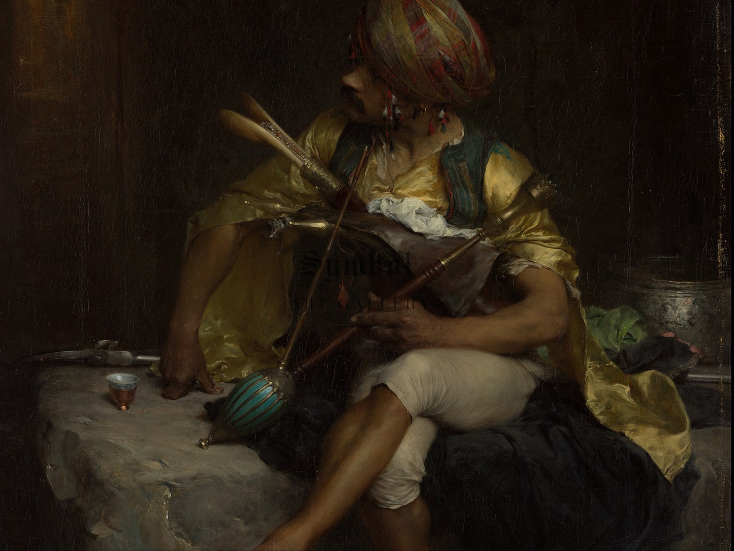 A Bashi bazouk by Charles Bargue 1875, Wall Art Print, Fine Art Reproduction, Museum Quality Decor, Poster