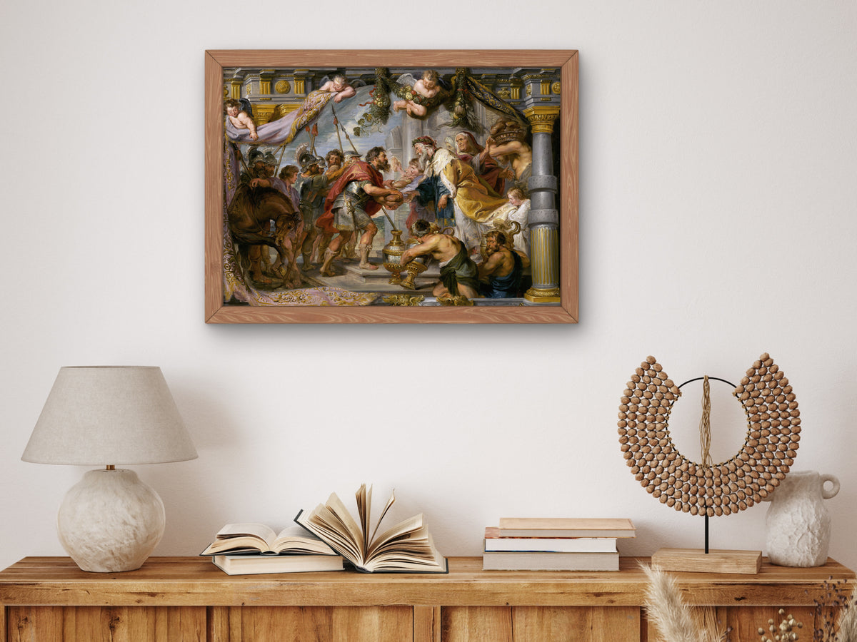 The Meeting of Abraham and Melchizedek by Peter Paul Rubens 1626, Wall Art Print, Fine Art Reproduction, Museum Quality Decor, Poster