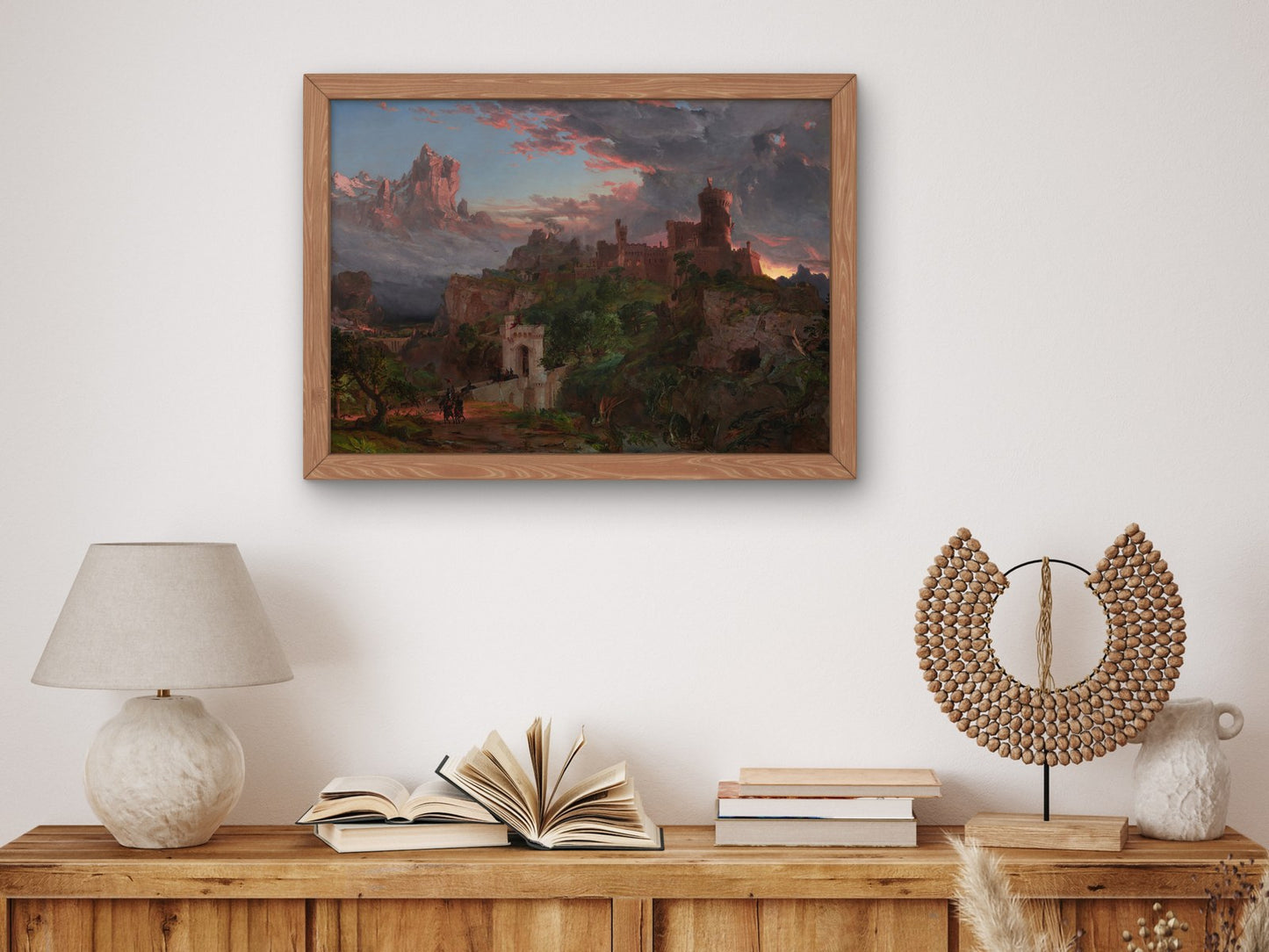 The Spirit of War by Jasper Francis Cropsey 1852, Wall Art Print, Fine Art Reproduction, Museum Quality Decor, Poster