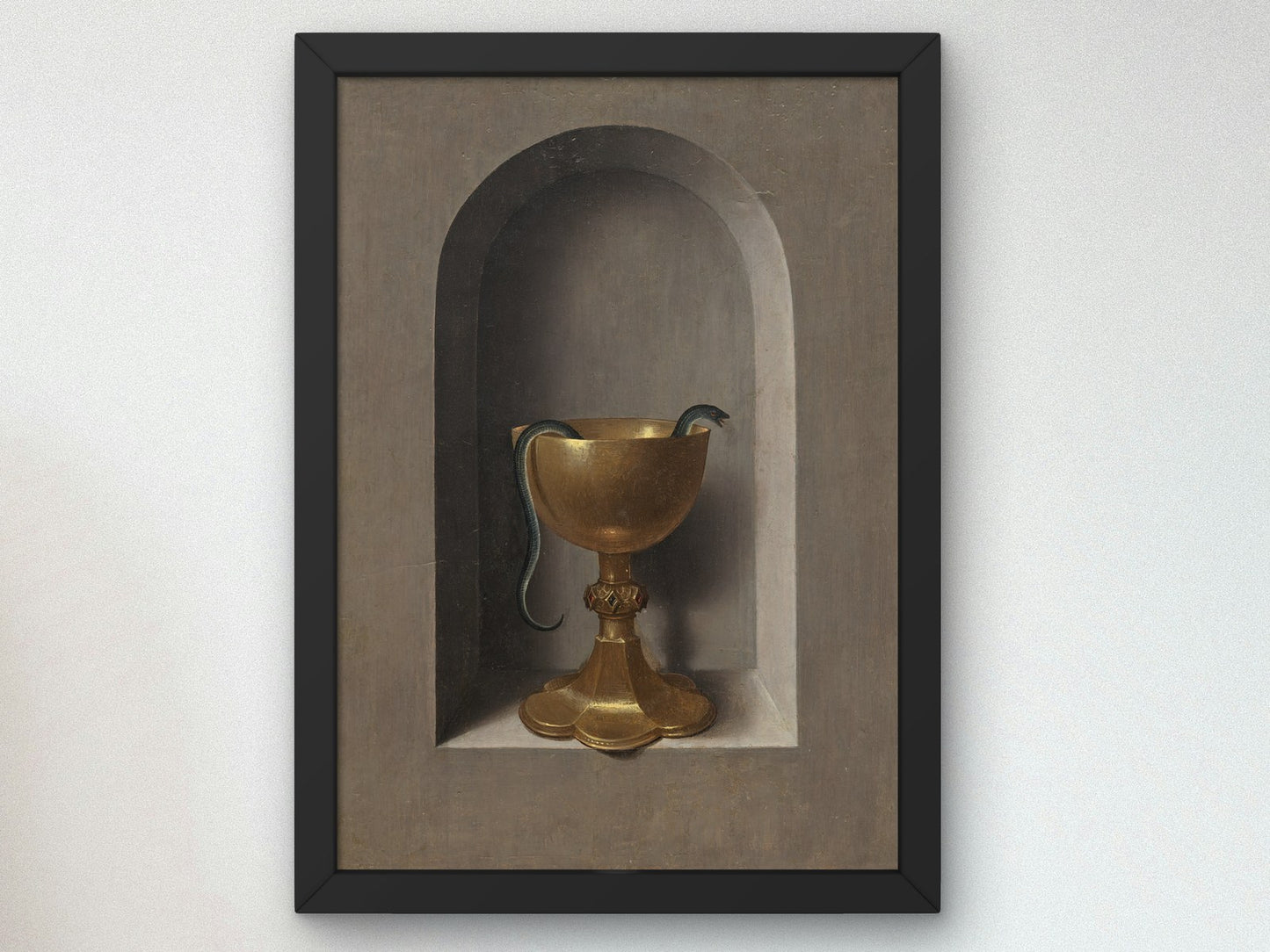 Chalice of Saint John the Evangelist by Hans Memling 1476, Wall Art Print, Fine Art Reproduction, Museum Quality Decor, Poster