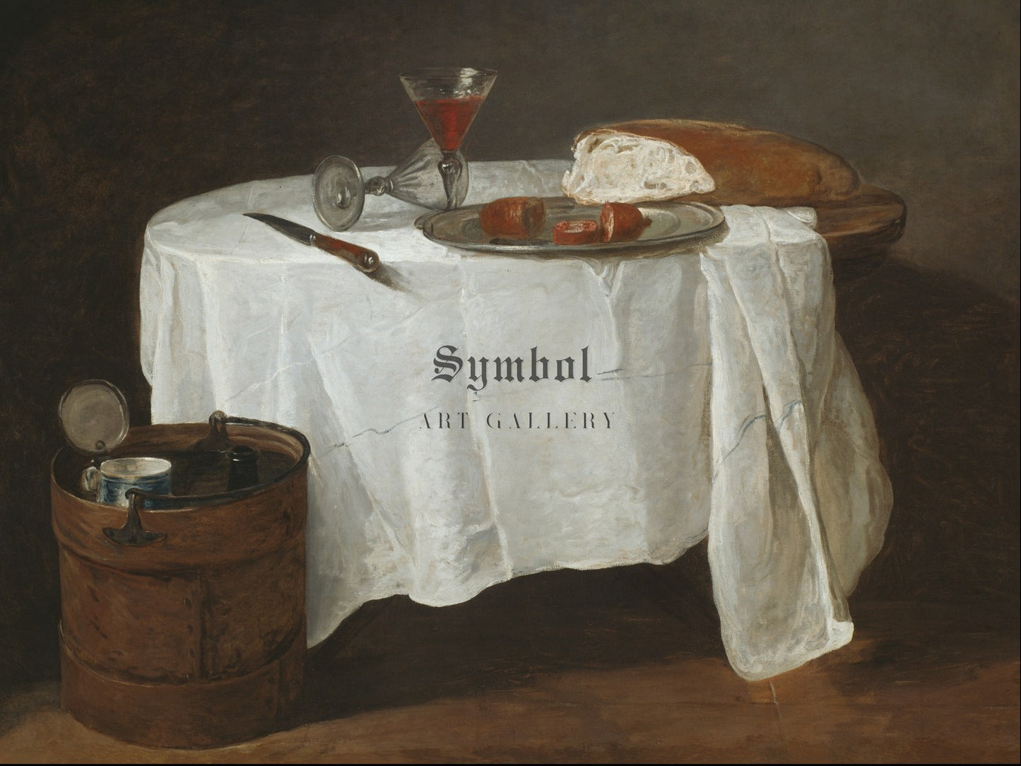The White Tablecloth by Jean Siméon Chardin 1731, Wall Art Print, Fine Art Reproduction, Museum Quality Decor, Poster